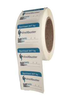 Image Rolle von VireXbuster Sanitized Aufkleber