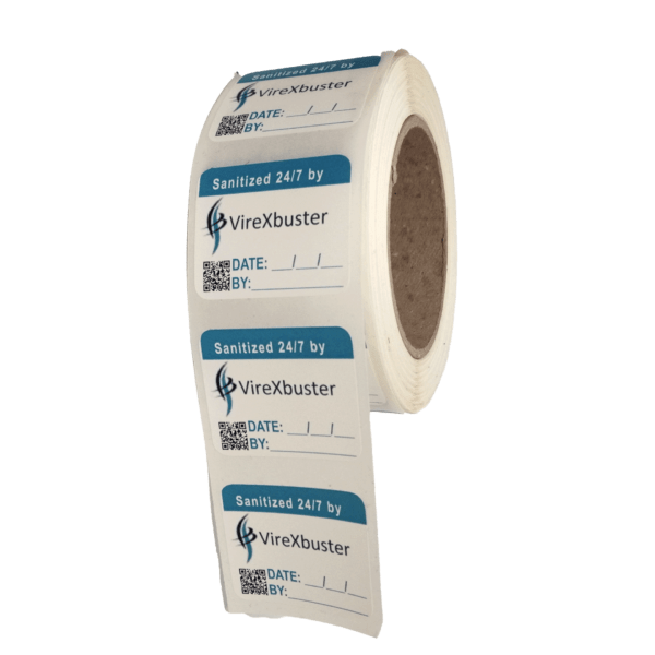 Image Rolle von VireXbuster Sanitized Aufkleber