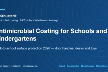 Antimicrobial coating for schools – VireXbuster protecting classroom door handles and desks